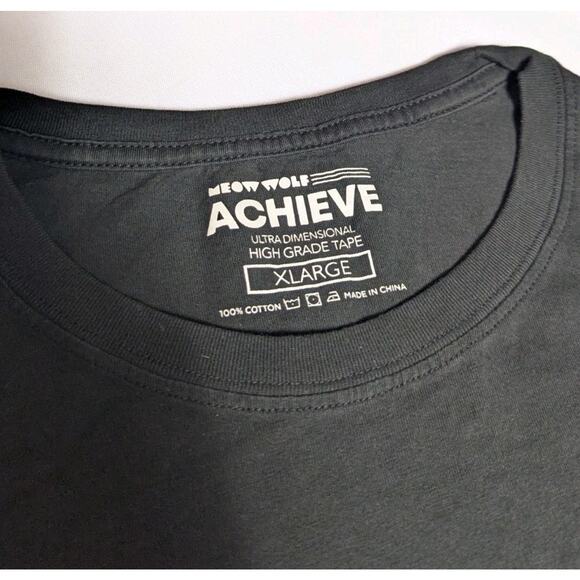 Meow Wolf T Shirt Size S Black Cotton Achieve Graphic RTX Merch T-120 Omega Mart - Picture 4 of 5